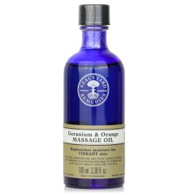 NEAL'S YARD REMEDIES - Geranium & Orange Massage Oil 013072 100ml/3.38oz