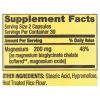 Spring Valley Magnesium Sleep Support Bone & Muscle Health Dietary Supplement Vegetarian Capsules, 200 mg, 60 Count