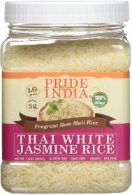 Thai Hom Mali White Jasmine Rice (size: 1.5 LB)