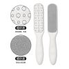 Foot Care Tool Double-sided Stainless Steel Footplate Foot Grinder Files for Feet Dead Skin Callus Peel Remover